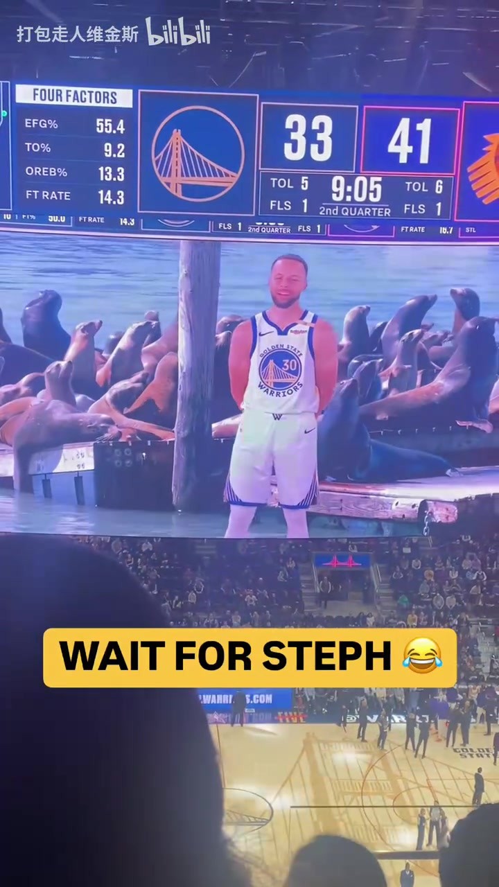 小佩顿和库里模仿海狮，这个拍手绝了，库里真的第一次模仿吗🤣