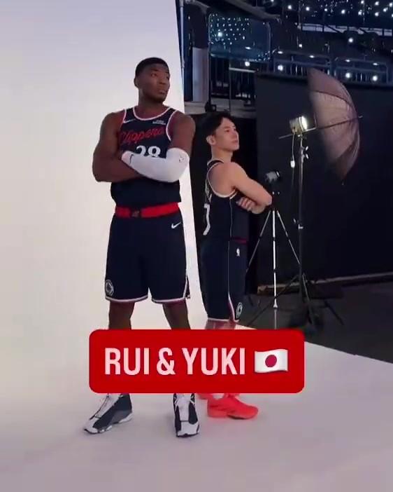 日本双子星!八村塁&河村勇辉两人一起拍定妆照!